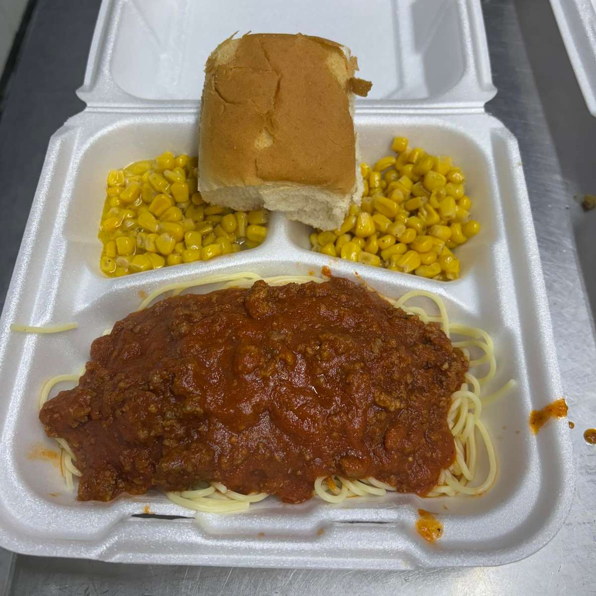 Ground Meat Spaghetti at Lil Mama's Kitchen